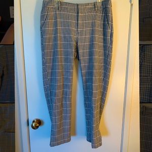 Black and pink slacks